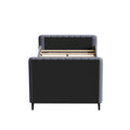 Oikiture Velvet Bed Frame - King Single