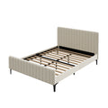 Oikiture Velvet Bed Frame - Queen