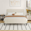 Oikiture Velvet Bed Frame - Queen