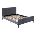 Oikiture Velvet Bed Frame - Queen