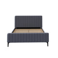 Oikiture Velvet Bed Frame - Queen