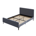 Oikiture Velvet Bed Frame - Queen