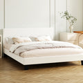 Oikiture Boucle Bed Frame - Double