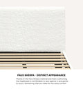 Oikiture Fabric Bed Frame