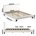 Oikiture Fabric Bed Frame