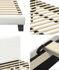 Oikiture Fabric Bed Frame