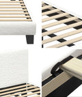 Oikiture Fabric Bed Frame