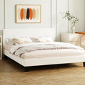 Oikiture Boucle Bed Frame - Queen