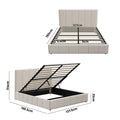 Oikiture Upholstered Bed Frame
