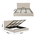 Oikiture Upholstered Bed Frame
