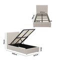 Oikiture Upholstered Bed Frame