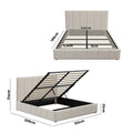 Oikiture Upholstered Bed Frame
