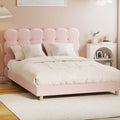Oikiture Boucle Bed Frame - Double