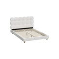 Oikiture Boucle Bed Frame - Double