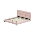 Oikiture Boucle Bed Frame - King