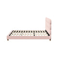 Oikiture Boucle Bed Frame - King