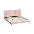 Oikiture Boucle Bed Frame - King