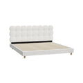Oikiture Boucle Bed Frame - King