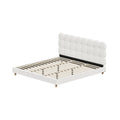 Oikiture Boucle Bed Frame - King
