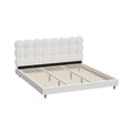 Oikiture Boucle Bed Frame - King