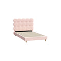 Oikiture Boucle Bed Frame - King Single