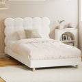 Oikiture Boucle Bed Frame - King Single