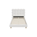 Oikiture Boucle Bed Frame - King Single