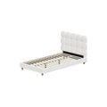 Oikiture Boucle Bed Frame - King Single