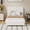 Oikiture Boucle Bed Frame - King Single