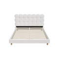 Oikiture Boucle Bed Frame - Queen