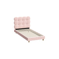 Oikiture Boucle Bed Frame - Single