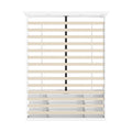 Oikiture Double Wooden Bed Frame Base with 4 Storage Drawers White - product image 5