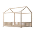 Oikiture Kids Wooden House Bed Frame - Double
