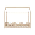 Oikiture Kids Wooden House Bed Frame - Double