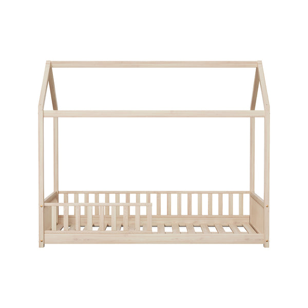 Oikiture Kids Wooden House Bed Frame - Double