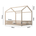 Oikiture Wooden Bed Frame