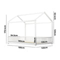 Oikiture Wooden Bed Frame