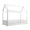 Oikiture Kids Wooden House Bed Frame - Single