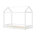 Oikiture Kids House Fence Bed Frame - Single