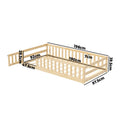 Oikiture Wooden Bed Frame - Woody