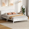 Oikiture Wooden Bed Frame Slatted Base Headboard Pine Timber - Double