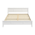 Oikiture Wooden Bed Frame Slatted Base Headboard Pine Timber - King
