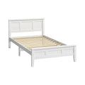 Oikiture Wooden Bed Frame Slatted Base Headboard Pine Timber - King Single