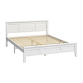 Oikiture Wooden Bed Frame Slatted Base Headboard Pine Timber - Queen