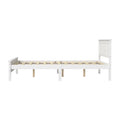 Oikiture Wooden Bed Frame Slatted Base Headboard Pine Timber - Queen