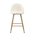 Oikiture Boucle Bar Stool