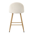 Oikiture Boucle Bar Stool
