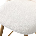 Oikiture Boucle Bar Stool