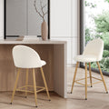 Oikiture Boucle Bar Stool