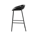 Oikiture 4PCS Bar Stools Dining Chairs with Metal Counter Stool Black - product image 6